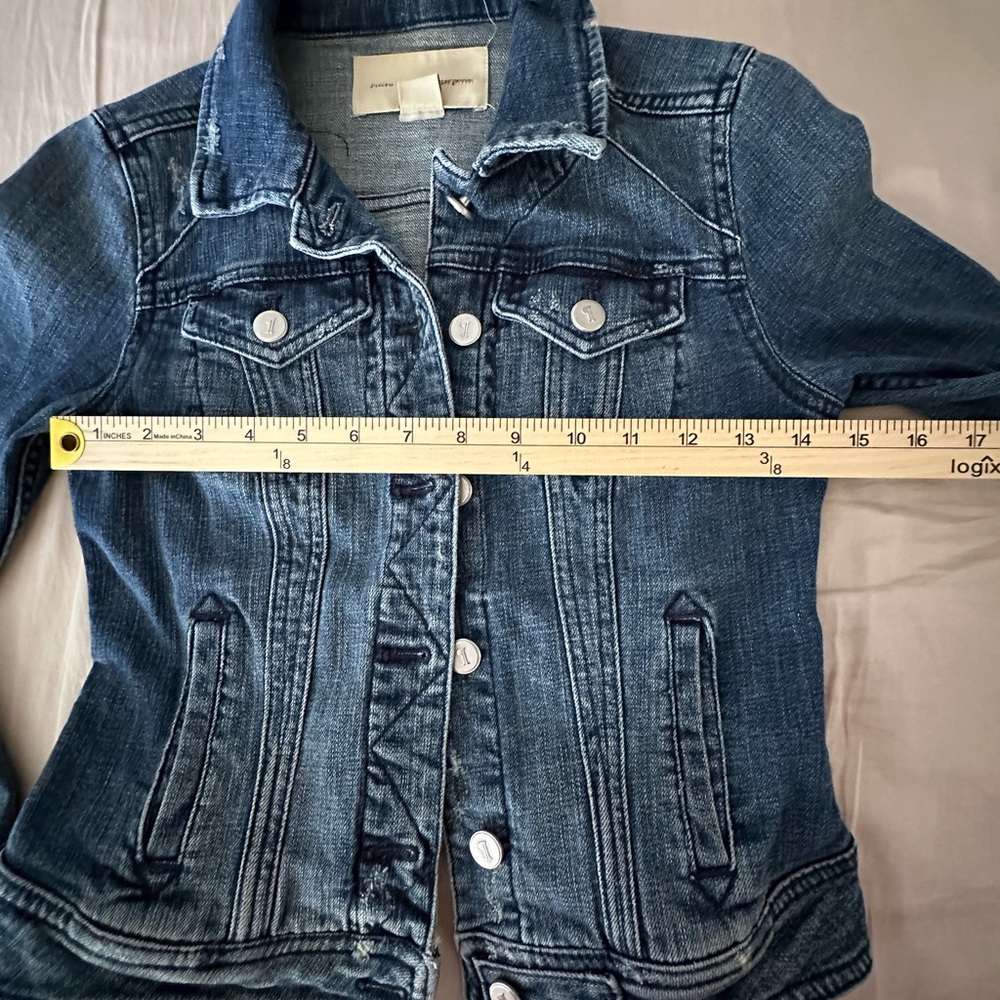 Anthropologie Pilcro And The Letterpress Cotton Stretch Denim Jean Jacket - Picture 7 of 12